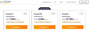 Cloud hébergeur discount