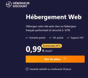 hébergement site web