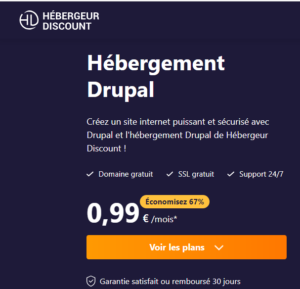 hébergement Drupal